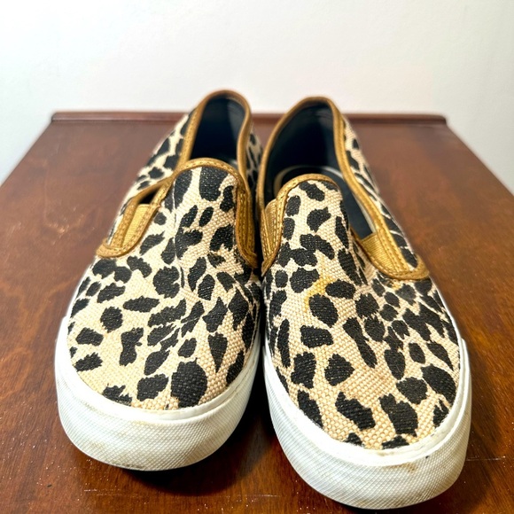 Sperry Leopard Print Slip-On Shoes - Picture 1 of 9